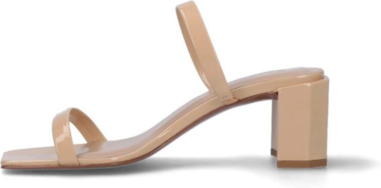 By FAR Heeled Mules Beige Dames