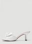 By FAR Heeled Mules White Dames - Thumbnail 3