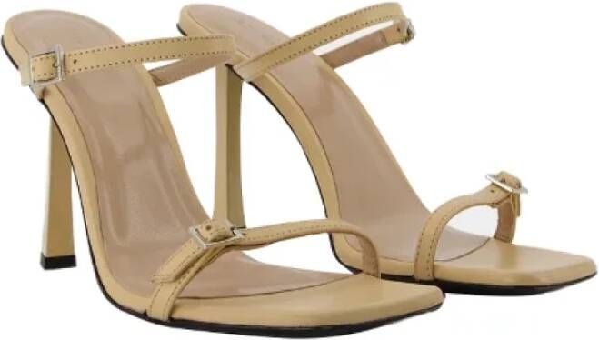 By FAR Leather heels Beige Dames