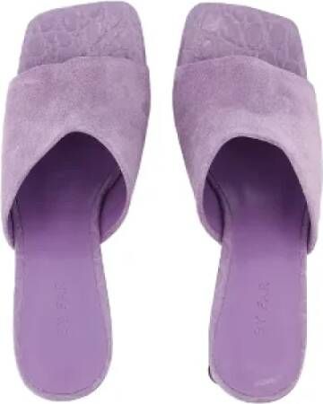 By FAR Leather heels Purple Dames