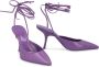 By FAR Leren Pointy-Toe Stiletto Pumps Purple Dames - Thumbnail 2