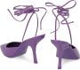 By FAR Leren Pointy-Toe Stiletto Pumps Purple Dames - Thumbnail 3