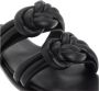 By Malene Birger Zwarte Leren Sandalen met Open Teen By Herenne Birger Black Dames - Thumbnail 2