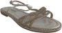 CafèNoir Zileren Casual Dames Sandalen Gray Dames - Thumbnail 4