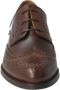 Calce Bruin Leren Dames Oxford Schoenen Brown Dames - Thumbnail 3