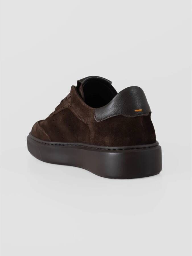 Calce Bruine Leren Sneakers X1581 Brown Heren