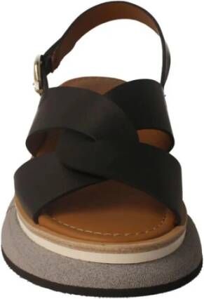 Calce Flat Sandals Zwart Dames