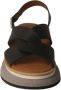 Calce Flat Sandals Zwart Dames - Thumbnail 3