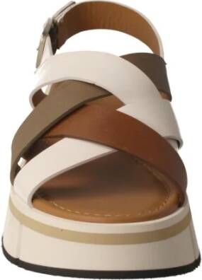 Calce Platte sandalen miinto-549cca5851683d14af0f Beige Dames