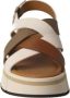 Calce Platte sandalen miinto-549cca5851683d14af0f Beige Dames - Thumbnail 3