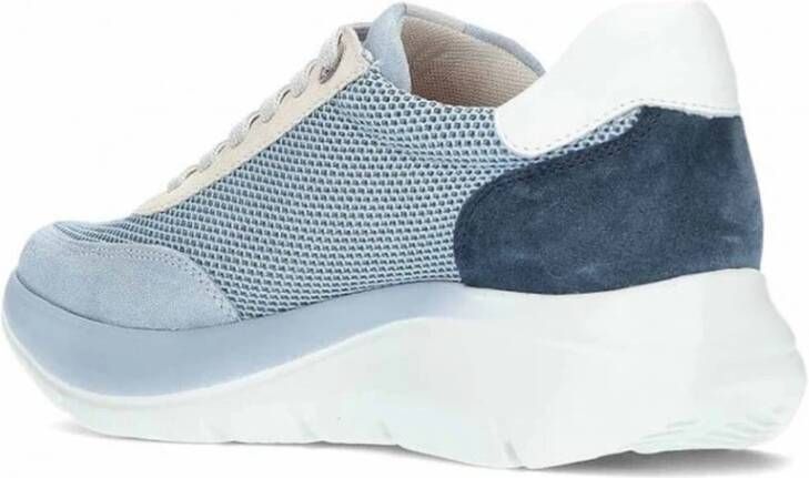 Callaghan Algoritme Suède Sneakers met Adaptaction Technologie Blue Dames