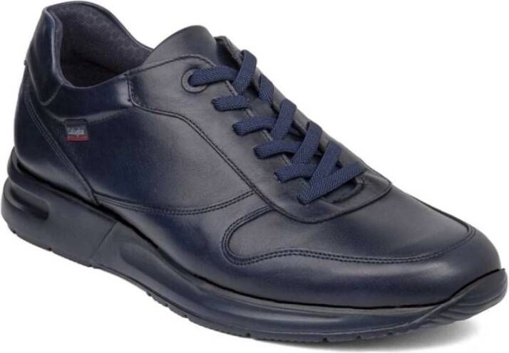 Callaghan Blauwe leren sneakers Goliat 91320 Blue Heren