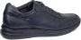 Callaghan Blauwe leren sneakers Goliat 91320 Blue Heren - Thumbnail 3