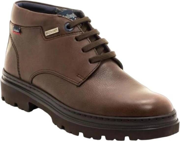 Callaghan Bruine Goretex Leren Herenlaarzen Brown Heren