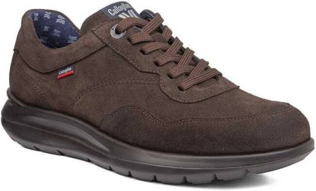 Callaghan Bruine suède sneakers met geheugeninzool Brown Heren