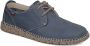 Callaghan Fluwelen Sneaker Lichtgewicht Flexibel Comfortabel Blue Heren - Thumbnail 6