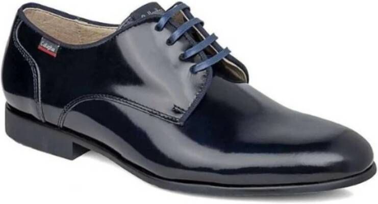 Callaghan Klassieke Leren Schoen Blue Heren