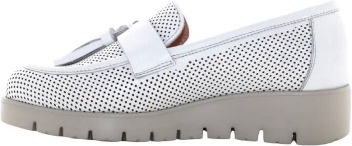 Callaghan Klassieke Witte Mocassins White Dames