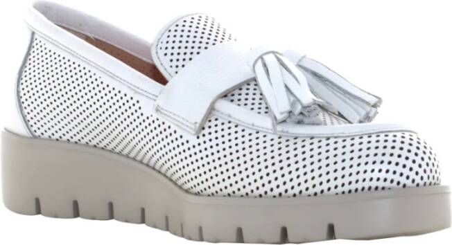 Callaghan Klassieke Witte Mocassins White Dames