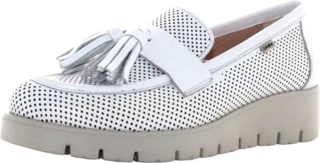 Callaghan Klassieke Witte Mocassins White Dames