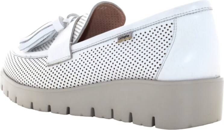 Callaghan Klassieke Witte Mocassins White Dames