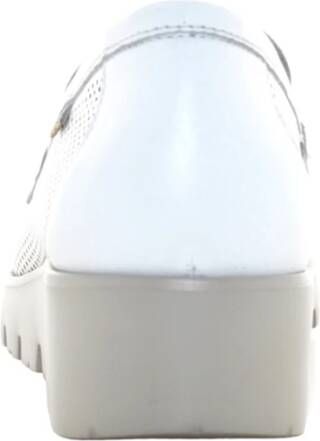 Callaghan Klassieke Witte Mocassins White Dames