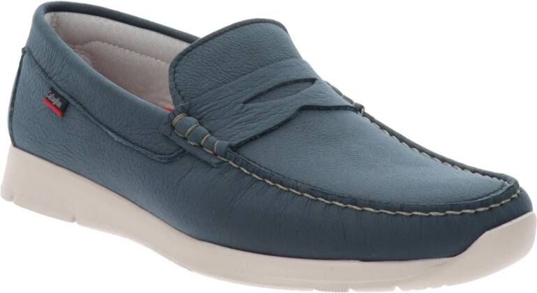 Callaghan Leren Heren Instappers Slip-On Stijl Blue Dames