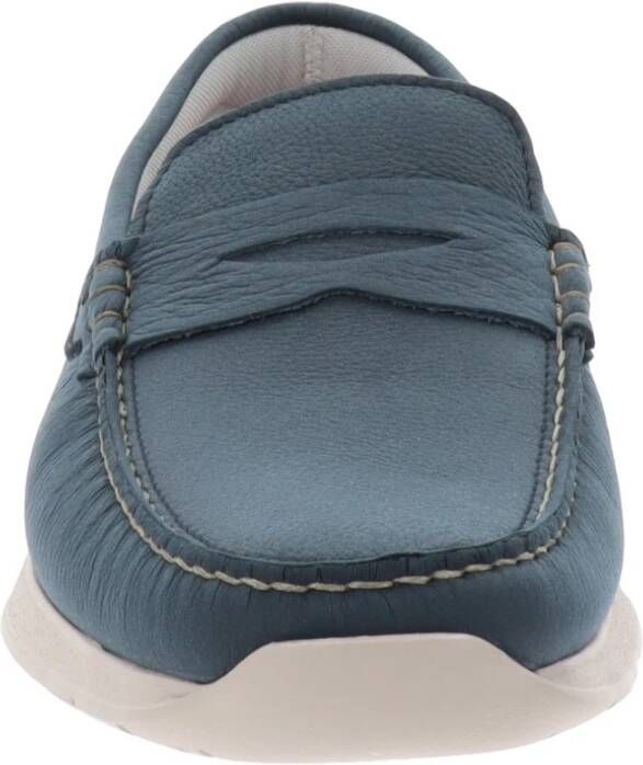 Callaghan Leren Heren Instappers Slip-On Stijl Blue Dames