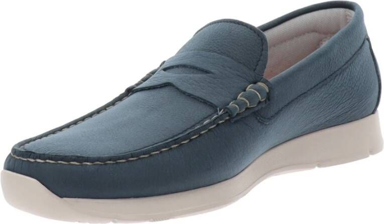 Callaghan Leren Heren Instappers Slip-On Stijl Blue Dames