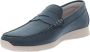 Callaghan Leren Heren Instappers Slip-On Stijl Blue Dames - Thumbnail 9