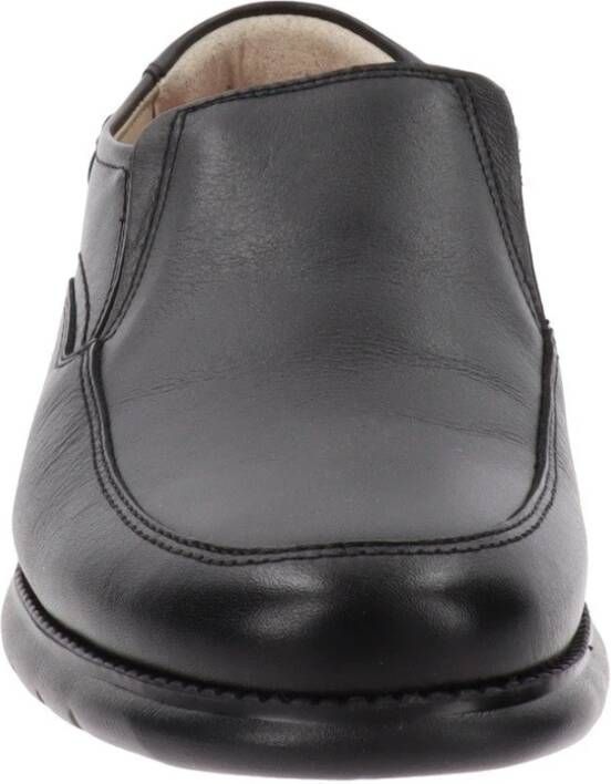 Callaghan Leren Heren Loafers Black Heren