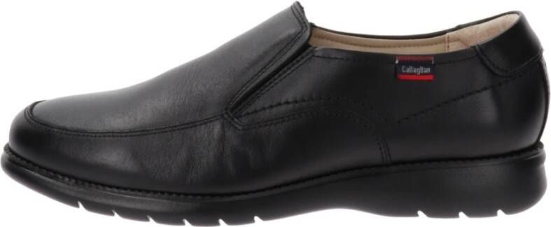 Callaghan Leren Heren Loafers Black Heren