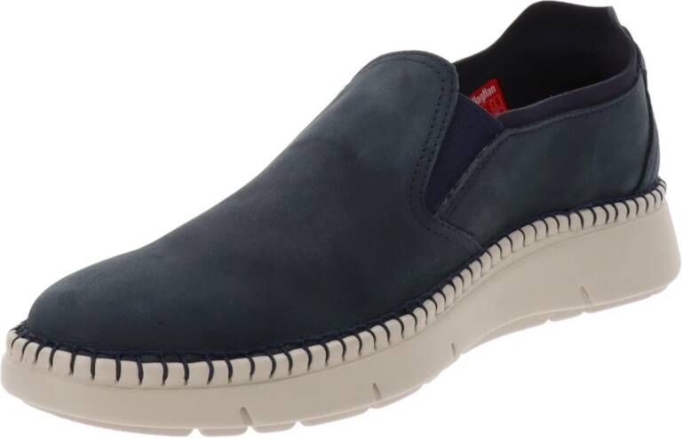 Callaghan Leren Heren Loafers Slip-On Stijl Blue Dames