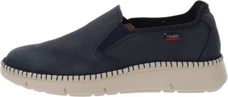 Callaghan Leren Heren Loafers Slip-On Stijl Blue Dames