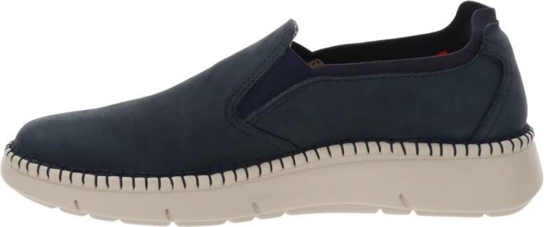 Callaghan Leren Heren Loafers Stijlvol Comfort Blue Heren