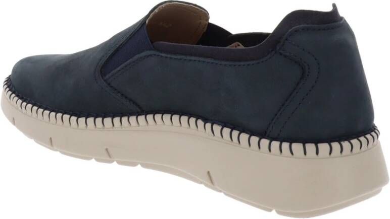 Callaghan Leren Heren Loafers Stijlvol Comfort Blue Heren