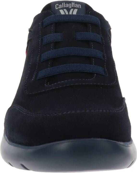 Callaghan Leren Heren Sneakers Blue Heren