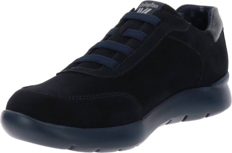 Callaghan Leren Heren Sneakers Blue Heren