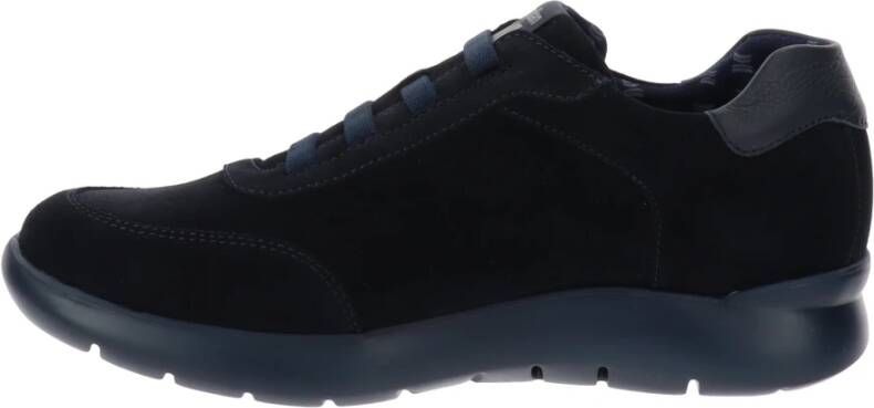 Callaghan Leren Heren Sneakers Blue Heren