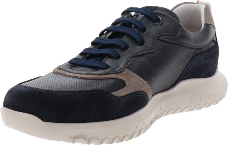 Callaghan Leren Heren Sneakers Comfort Stijl Blue Heren