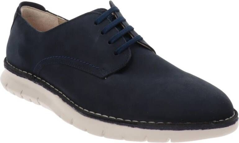 Callaghan Leren Heren Sneakers Stijlvol Comfort Blue Heren