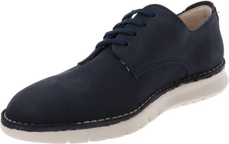 Callaghan Leren Heren Sneakers Stijlvol Comfort Blue Heren