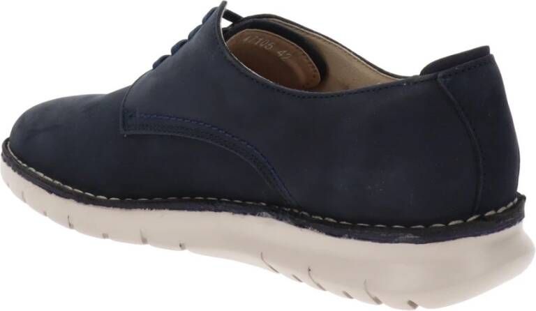 Callaghan Leren Heren Sneakers Stijlvol Comfort Blue Heren