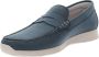 Callaghan Leren Heren Instappers Slip-On Stijl Blue Dames - Thumbnail 3