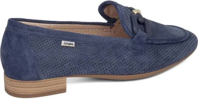 Callaghan Paars Blauwe Mocassin Schoenen Blue Dames