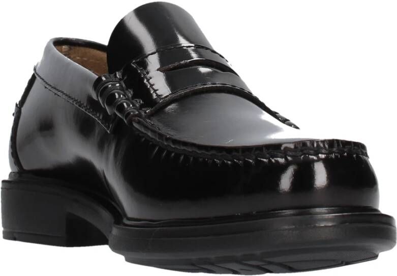 Callaghan Premium Leren Loafer met Spectaculaire Afwerking Black Heren