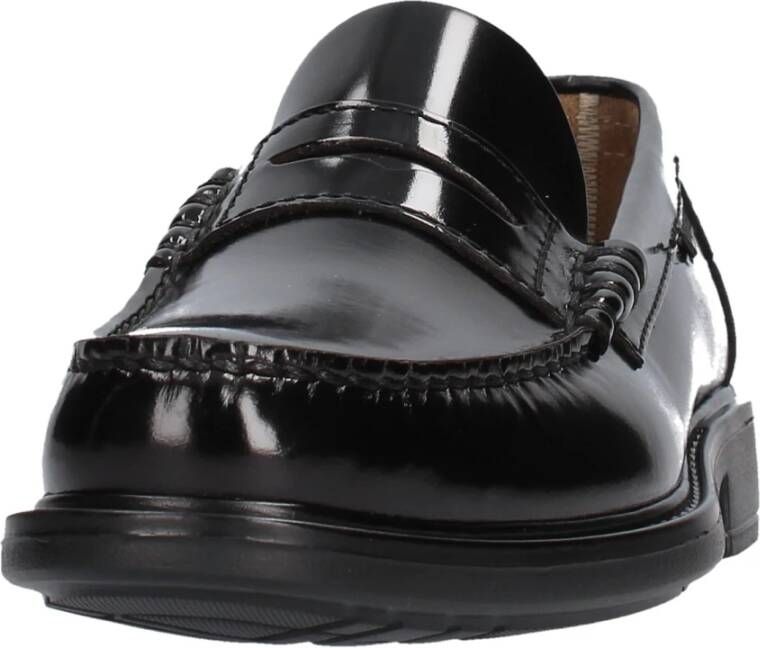 Callaghan Premium Leren Loafer met Spectaculaire Afwerking Black Heren