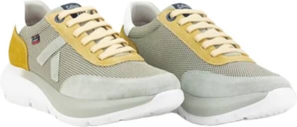 Callaghan Sneakers van textiel en suède met Algoritmo technologie Green Heren