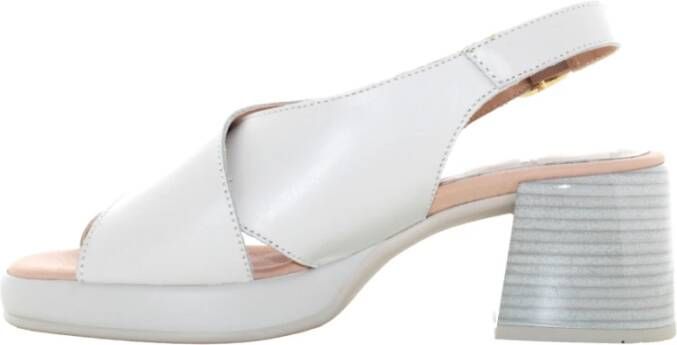 Callaghan Witte hak sandalen White Dames