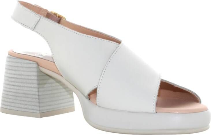 Callaghan Witte hak sandalen White Dames